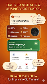 Hindu Calendar & Panchang 2026 Screenshot 1