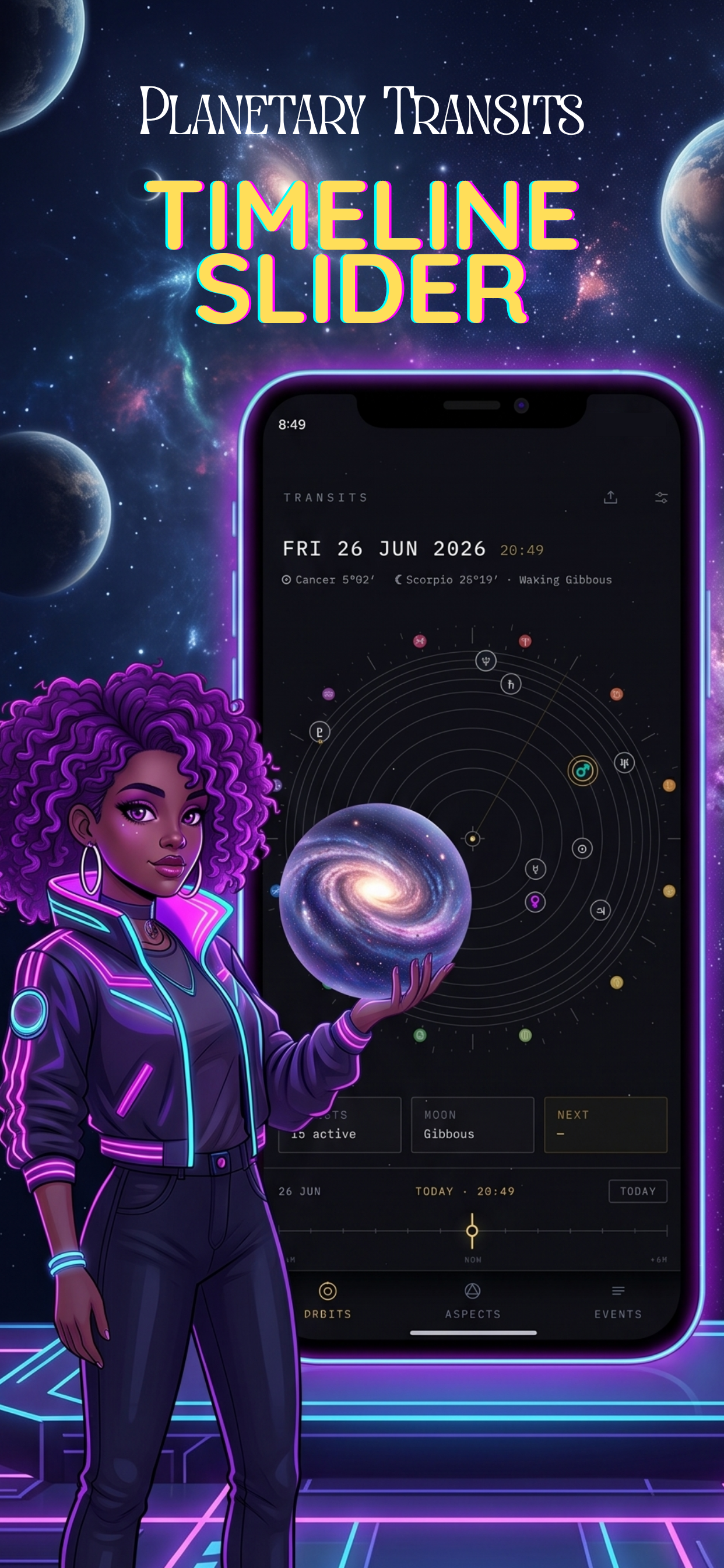 Sky Today: Retrograde Tracker App Screenshot 1