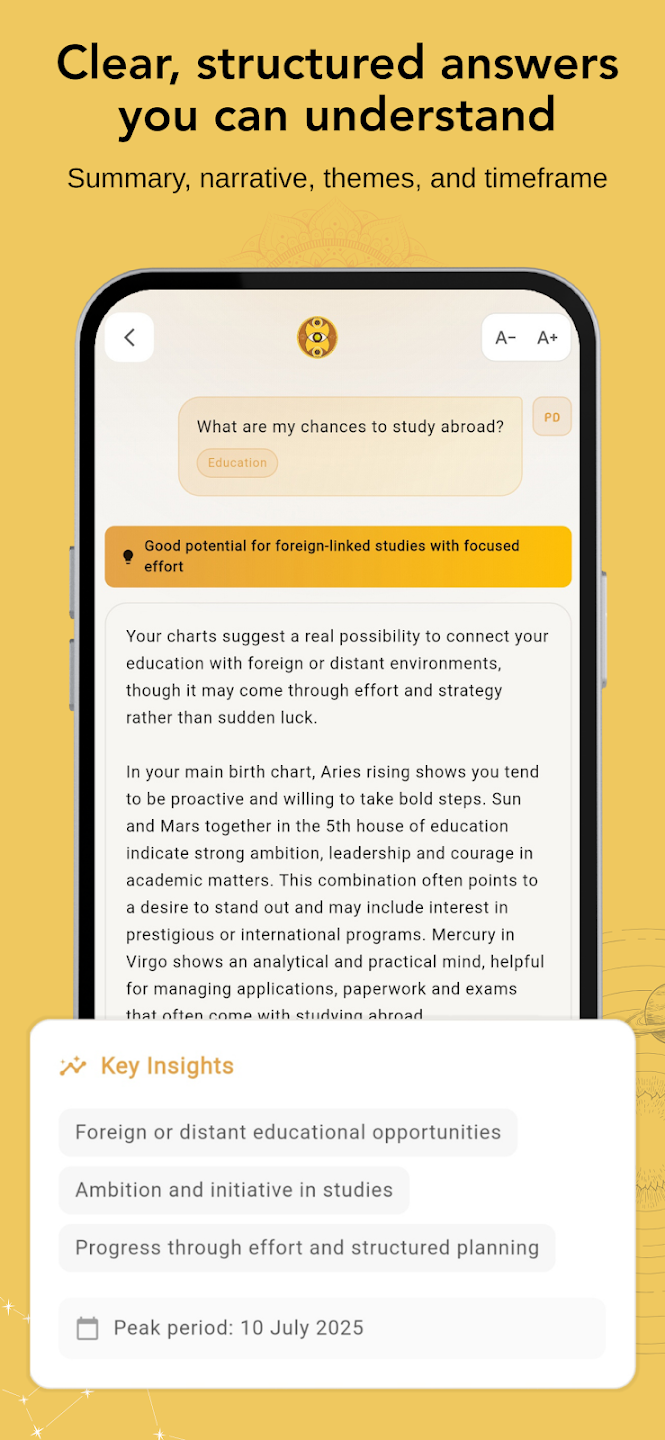 Uttara: Guided Insights screenshot