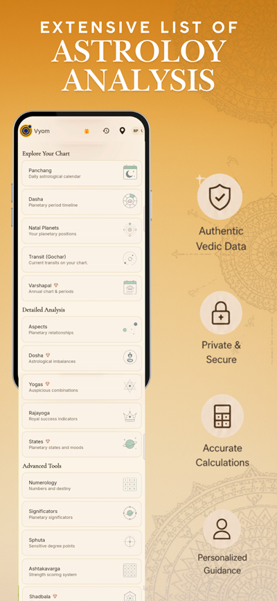 Vyom: Best Vedic Astrology App App Screenshot 8